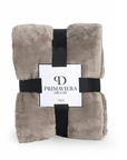 Teddy plaid Diep Taupe